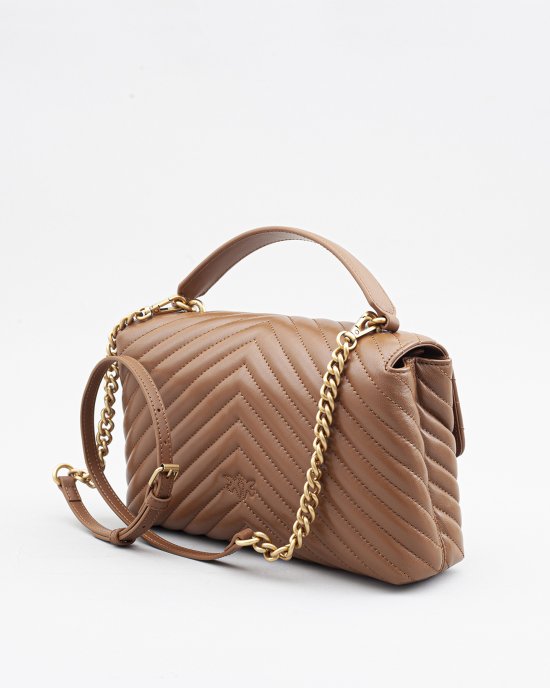 Borsa Love Lady Puff Classic Cl Sheep Nappa Chevron 100043 Donna PINKO