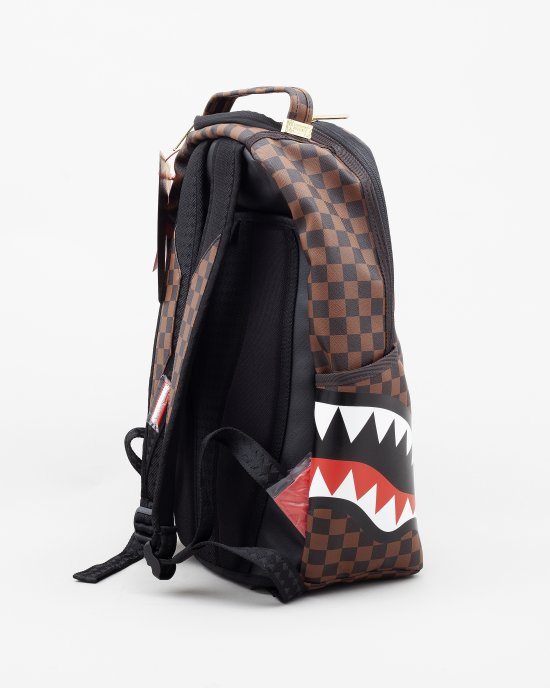 SPRAYGROUND ZAINO SHARK IN PARIS Unisex Marrone