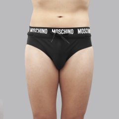 Costume slip A4204 uomo MOSCHINO Nero