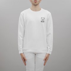 Felpa A1701 MOSCHINO uomo Bianco