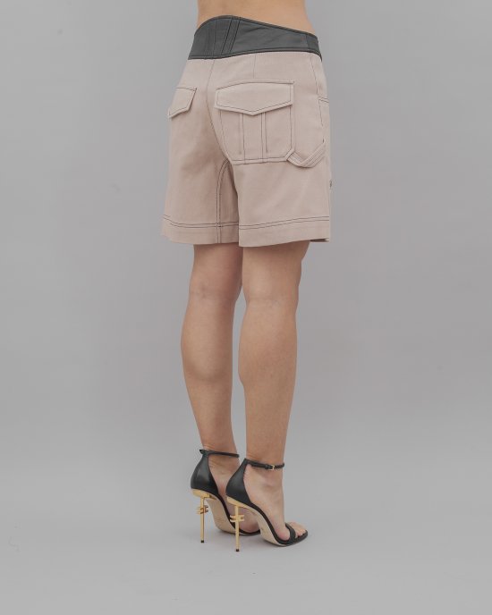 Shorts Scilla 103029 PINKO donna Beige-Nero