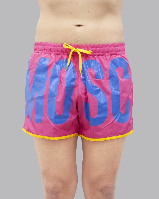 Costume boxer A4224 uomo MOSCHINO Fuxia