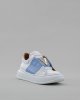 Sneakers 4100 donna VIA ROMA 15 Bianco-Celeste