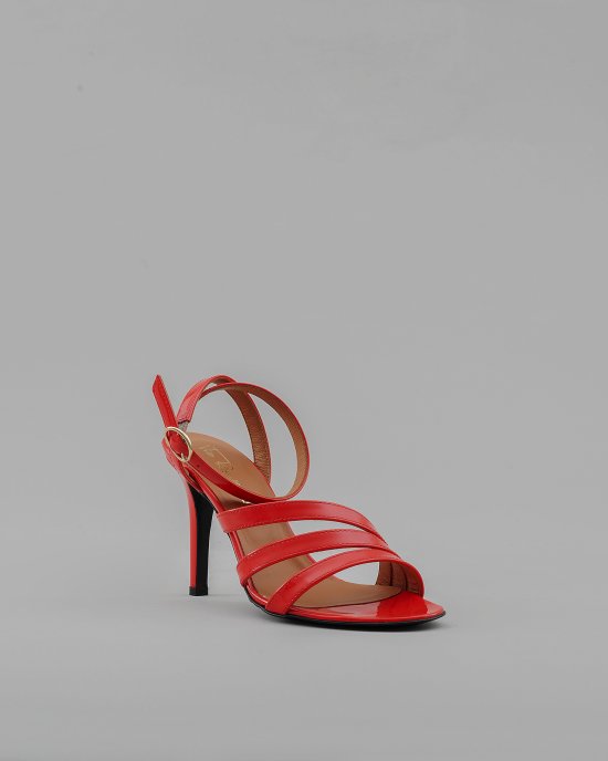 Sandalo 4110 donna VIA ROMA 15 vernice Rosso