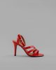 Sandalo 4110 donna VIA ROMA 15 vernice Rosso