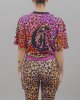 T-shirt 76PAH605 JS309 JUST CAVALLI donna Fuxia