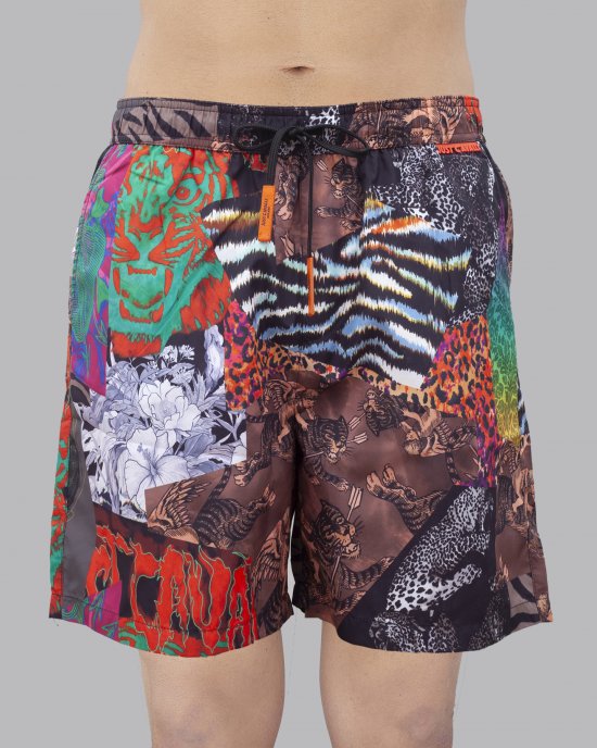 Costume boxer 76OAYB02 CQNB2 uomo JUST CAVALLI Multicolore