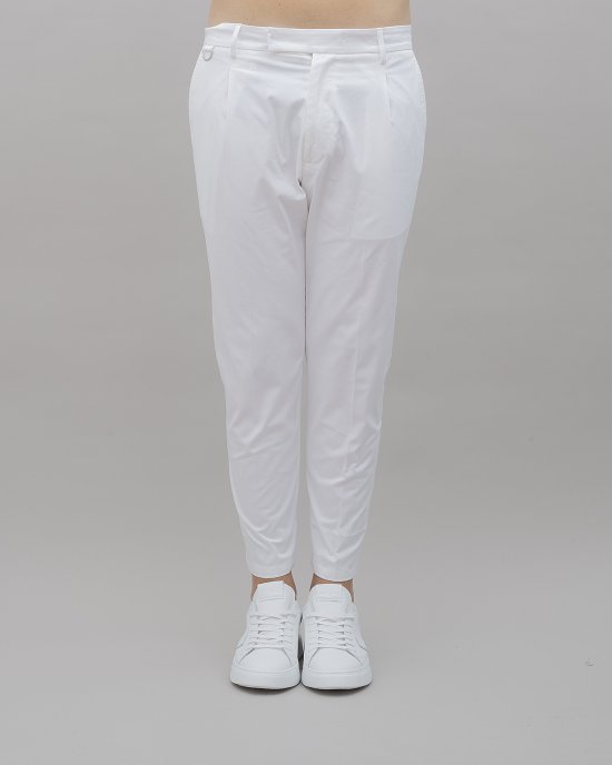 Pantalone L1PSS246729 uomo LOWBRAND Bianco