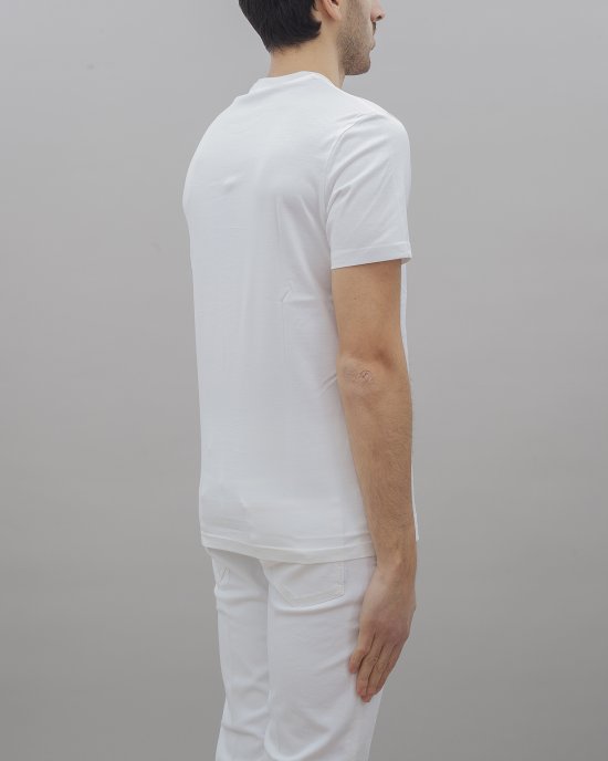 T-shirt L1TSS246497 uomo LOWBRAND Bianco