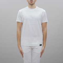 T-shirt L1TSS246497 uomo LOWBRAND Bianco