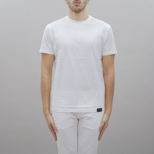 T-shirt L1TSS246497 uomo LOWBRAND Bianco