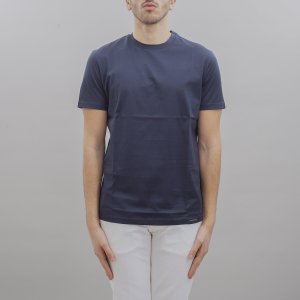 T-shirt L1TSS246497 uomo LOWBRAND Blu notte