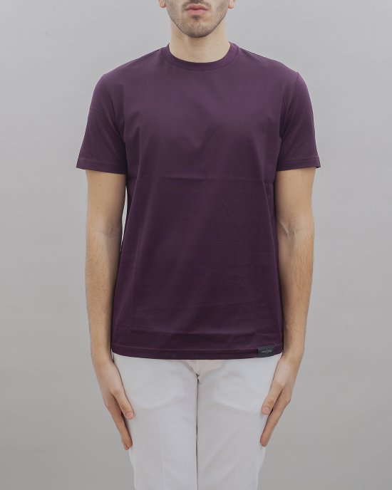 T-shirt L1TSS246497 uomo LOWBRAND Bordeaux