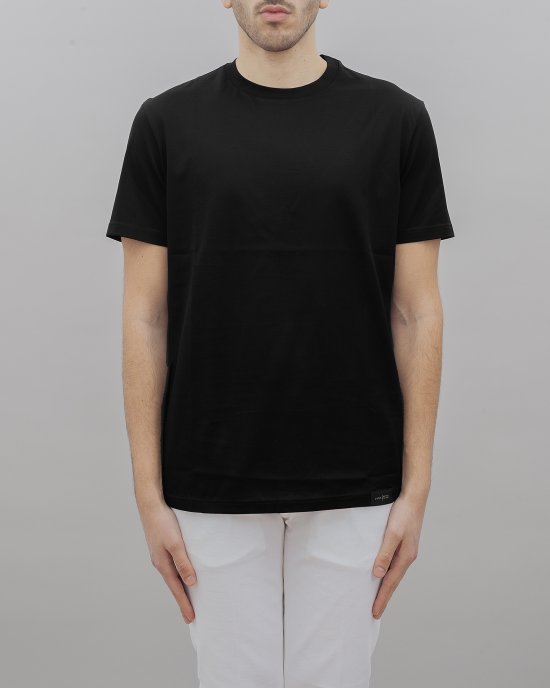 T-shirt L1TSS246497 uomo LOWBRAND Nero