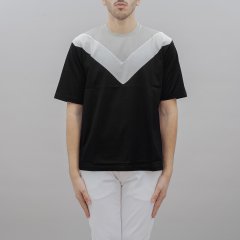 T-shirt L1TSS246501 uomo LOWBRAND Nero