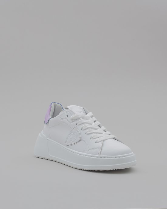 Sneakers BJLD VDD1 Tres Temple Low Woman donna PHILIPPE MODEL Bianco-Denim