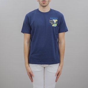 T-shirt man Margarita 61 EMB MC2 SAINT BARTH uomo Blu