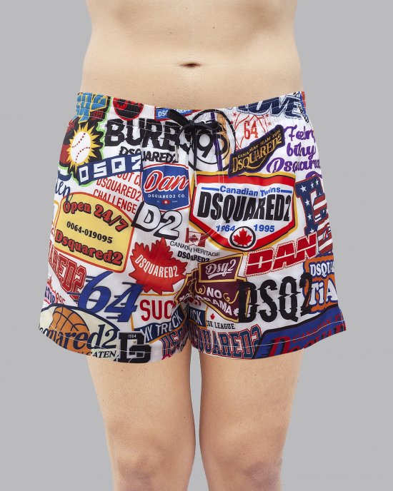 Costume D7B645560 uomo DSQUARED Multicolore