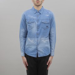 Camicia UMP24081CA uomo JOHN RICHMOND Denim chiaro