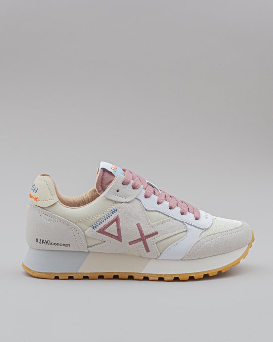 Sneakers Z34114 uomo SUN68 Bianco panna