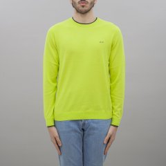 Maglioncino K34108 uomo SUN68 Lime