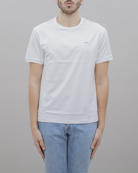 T-shirt T34129 uomo SUN68 Bianco