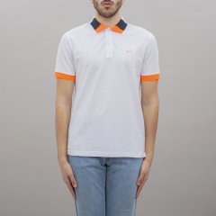 Polo A34123 uomo SUN68 Bianco