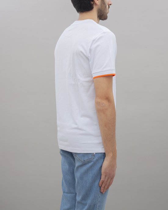 T-shirt T34124 uomo SUN68 Bianco