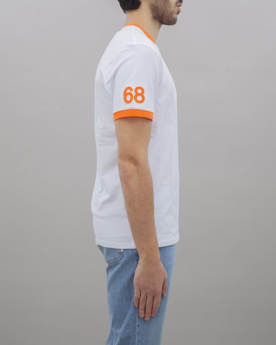 T-shirt T34125 uomo SUN68 Bianco