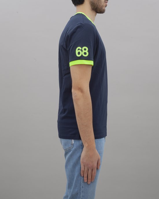 T-shirt T34125 uomo SUN68 Navy Blue