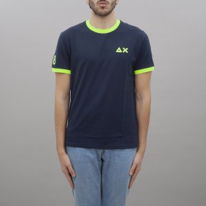 T-shirt T34125 uomo SUN68 Navy Blue