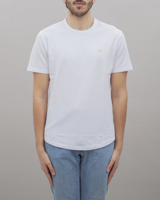 T-shirt T34123 uomo SUN68 Bianco