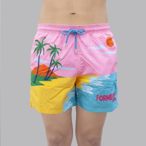 Costume Gustavia Placed Print Form Paradise 21 uomo MC2 SAINT BARTH Rosa