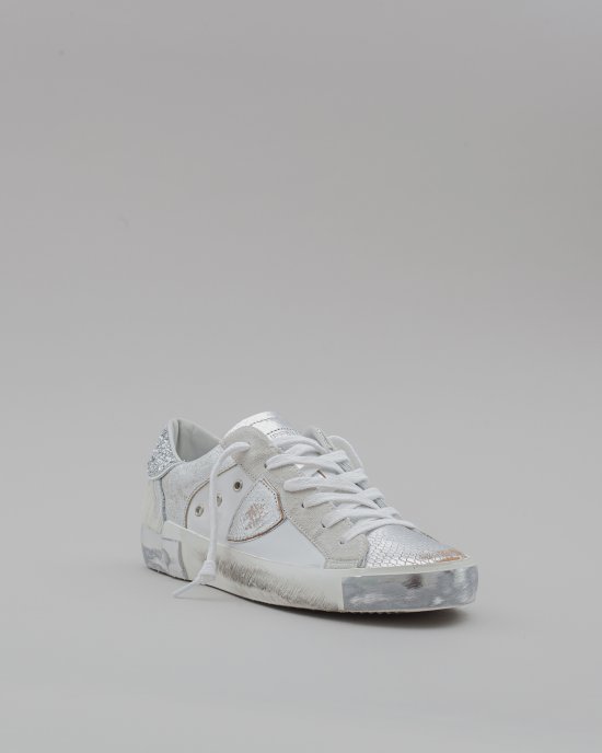 Sneakers PRLD AML2 Prsx Low Woman donna PHILIPPE MODEL Argento