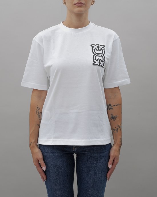 T-shirt Tunisia 104043 donna PINKO Bianco