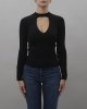 Maglia Rabbocco 104015 donna PINKO Nero