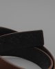 Cintura Love Berry H3 Belt Vitello Seta Monogram Debossed 100125 donna PINKO Marrone-Nero