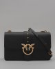 Tracolla Love One Classic Cl Vitello Seta 100053 donna PINKO 25 Nero-Oro