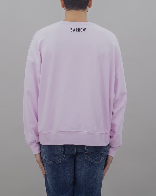 Felpa F4BWUASW086 uomo BARROW Rosa