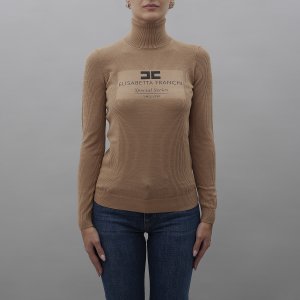 Maglia MK82Q46E2 donna ELISABETTA FRANCHI Cammello