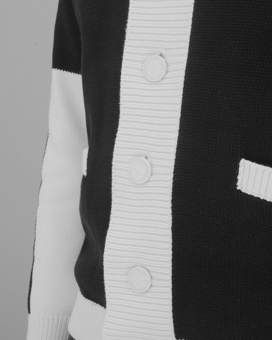 Cardigan UMA24052CD uomo JOHN RICHMOND Nero-Bianco