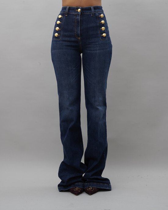 Jeans PJ67D46E2 ELISABETTA FRANCHI donna Blu denim