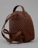 Zaino Love Click Classic Backpack Vitello Nappato Chevron 102530 donna PINKO ai Cuoio