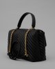 Borsa Love Lady Puff Big Cl Sheep Nappa Chevron 100042 donna PINKO 2425 Nero-Oro