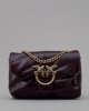 Borsa Love Puff Baby Cl Ecovernice + Pu unito 100040 donna PINKO Cioccolato