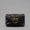 Borsa Love Puff Baby Cl Ecovernice + Pu unito 100040 donna PINKO Nero