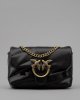 Borsa Love Puff Baby Cl Ecovernice + Pu unito 100040 donna PINKO Nero