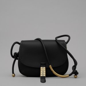 Tracolla Saddle Mini 103831 donna PINKO Nero