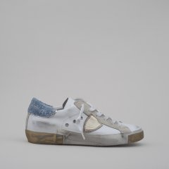 Sneakers Prld Vdm1 Prsx Low Woman donna PHILIPPE MODEL Bianco-Denim