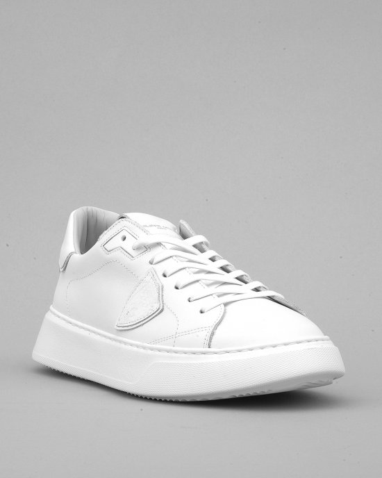 Sneakers BTLU V001 Temple Low Man uomo PHILIPPE MODEL 2425 Bianco